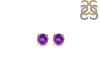 Amethyst Stud Earring AMT-RDE-1321.