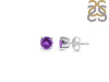 Amethyst Stud Earring AMT-RDE-1321.