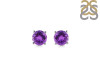 Amethyst Stud Earring AMT-RDE-1353.
