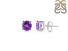 Amethyst Stud Earring AMT-RDE-1353.