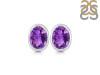 Amethyst Stud Earring AMT-RDE-1370.