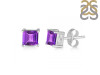 Amethyst Stud Earring AMT-RDE-1373.