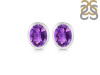 Amethyst Stud Earring AMT-RDE-1376.