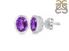 Amethyst Stud Earring AMT-RDE-1376.