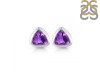 Amethyst Stud Earring AMT-RDE-1378.