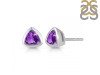 Amethyst Stud Earring AMT-RDE-1378.