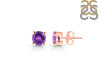 Amethyst Stud Earring AMT-RDE-1435.