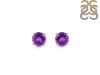 Amethyst Stud Earring AMT-RDE-1436.