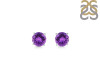 Amethyst Stud Earring AMT-RDE-1436.
