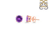 Amethyst Stud Earring AMT-RDE-1436.