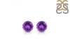 Amethyst Stud Earring AMT-RDE-1437.