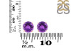 Amethyst Stud Earring AMT-RDE-1437.