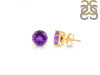 Amethyst Stud Earring AMT-RDE-1437.