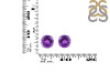 Amethyst Stud Earring AMT-RDE-1438.