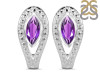 Amethyst Stud Earring AMT-RDE-17.