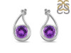 Amethyst Stud Earring AMT-RDE-19.
