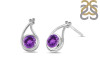 Amethyst Stud Earring AMT-RDE-19.