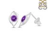 Amethyst Stud Earring AMT-RDE-21.
