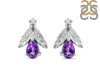 Amethyst Stud Earring AMT-RDE-30.