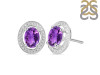 Amethyst Stud Earring AMT-RDE-35.