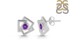 Amethyst Stud Earring AMT-RDE-627.