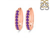 Amethyst Hoop Earring AMT-RDE-970.