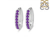 Amethyst Hoop Earring AMT-RDE-970.
