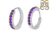 Amethyst Hoop Earring AMT-RDE-970.