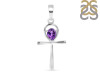 Amethyst Ankh Pendant AMT-RDN-168.