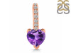 Amethyst & White Topaz Pendant AMT-RDP-540.