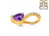 Amethyst & White Topaz Pendant AMT-RDP-540.