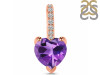 Amethyst & White Topaz Pendant AMT-RDP-819.