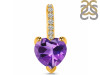 Amethyst & White Topaz Pendant AMT-RDP-819.
