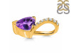 Amethyst & White Topaz Pendant AMT-RDP-819.