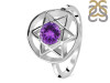 Amethyst Pentacle Ring AMT-RDR-2137.