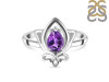 Amethyst Lotus Ring AMT-RDR-2157.