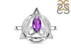 Amethyst Triquetra Ring AMT-RDR-2166.