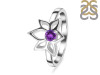 Amethyst Lotus Ring AMT-RDR-2168.