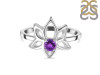 Amethyst Lotus Ring AMT-RDR-2168.