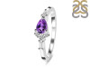 Amethyst & White Topaz Ring AMT-RDR-2389.