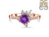 Amethyst & White Topaz Ring AMT-RDR-2406.