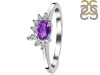 Amethyst & White Topaz Ring AMT-RDR-2418.