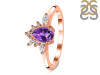 Amethyst & White Topaz Ring AMT-RDR-2431.