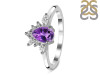 Amethyst & White Topaz Ring AMT-RDR-2431.
