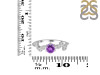 Amethyst & White Topaz Ring AMT-RDR-2981.