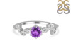 Amethyst & White Topaz Ring AMT-RDR-2981.