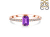 Amethyst & White Topaz Ring AMT-RDR-3118.
