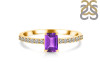 Amethyst & White Topaz Ring AMT-RDR-3118.