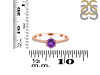 Amethyst & White Topaz Ring AMT-RDR-3143.