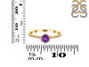 Amethyst & White Topaz Ring AMT-RDR-3143.